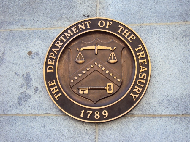 United_States_Department_of_the_Treasury_on_the_Building